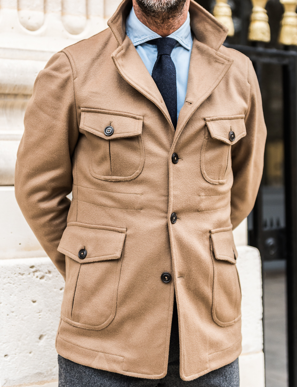 manteau saharienne homme