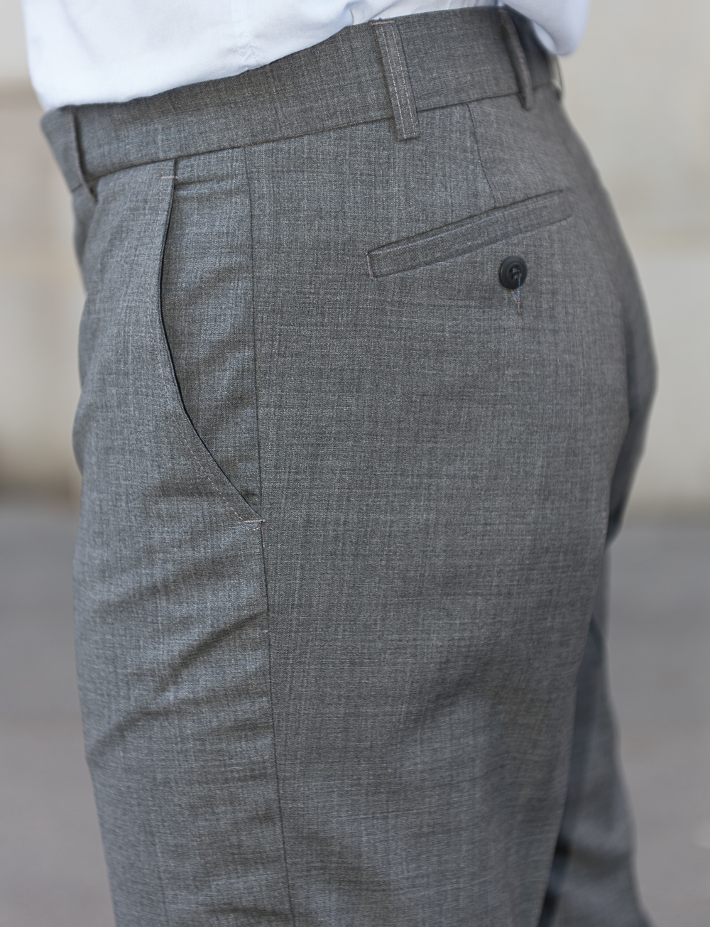 Pantalon en laine sèche