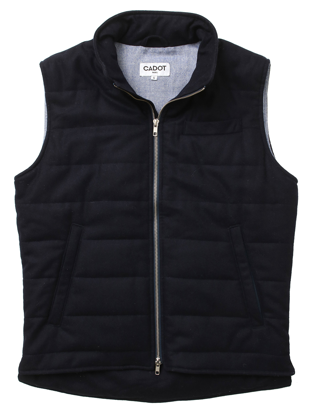 gilet sans manche flanelle