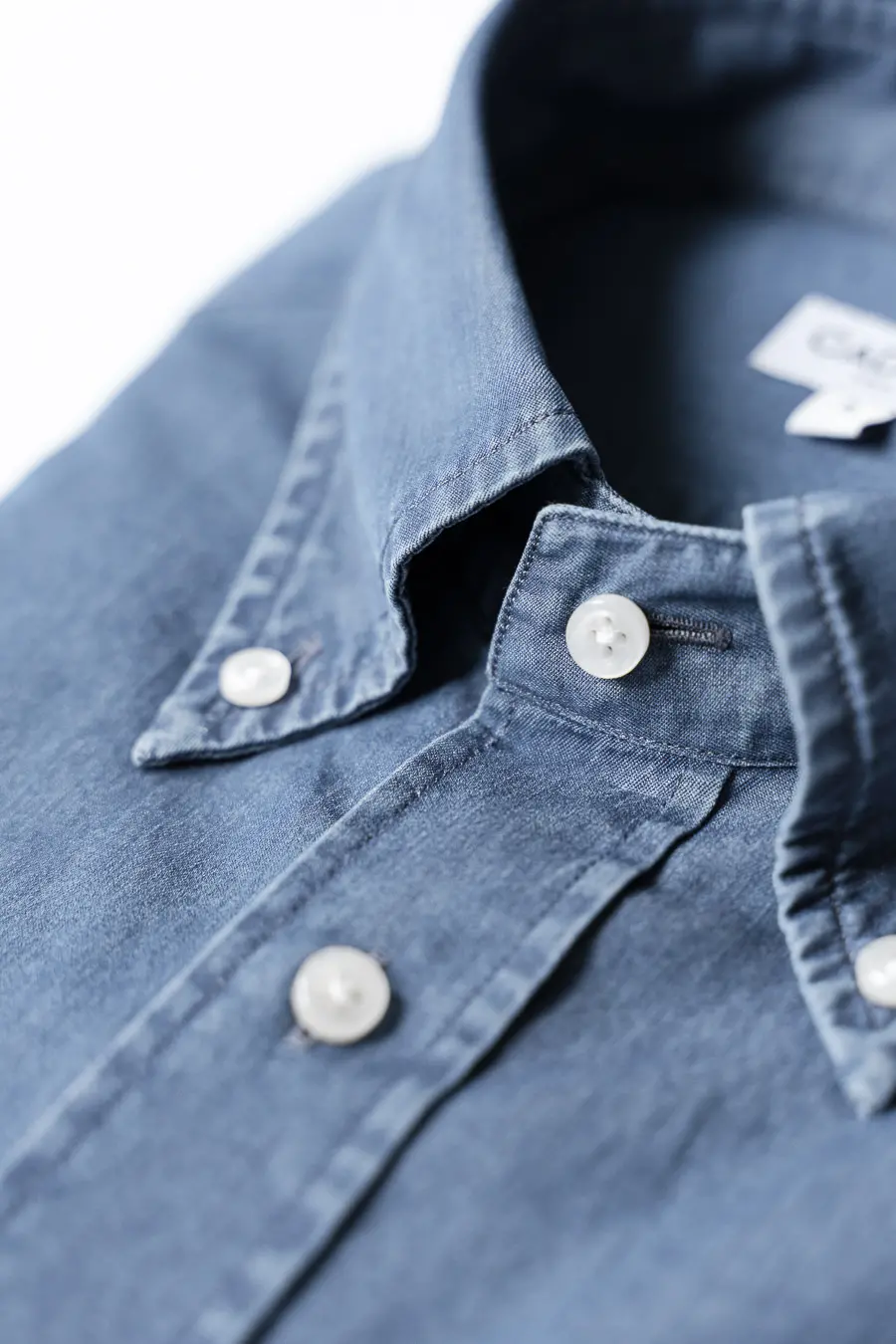 Chemise Habillée Brooks Brothers Bleu Et Blanc Rayée – Taille 17, Manches 36, Non Repassable, Occasion
