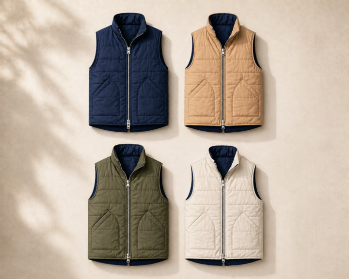 Le gilet Dany, 4 couleurs